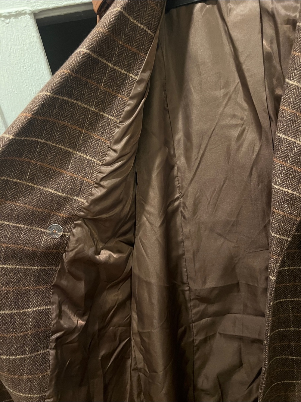 Avec Les Filles Brown Mixed-Media Trench Coat NWT - Picture 9 of 16